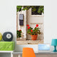 Geraniums Doorway Wall Decal