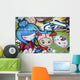 Dibujo Manga Uraban Graffiti Wall Decal