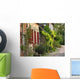 Facade and Picturesque Greenery Wall Decal