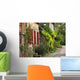 Facade and Picturesque Greenery Wall Decal