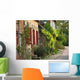 Facade and Picturesque Greenery Wall Decal