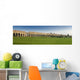 Aqueduct Ancient Roman Ruins Wall Decal Panoramic Wall Decal