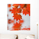 Wine Maple Leaf Abstract Wall Decal