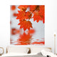 Wine Maple Leaf Abstract Wall Decal