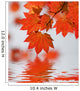 Wine Maple Leaf Abstract Wall Decal