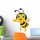 Funny Honey Bee Wall Decal