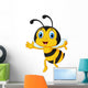Funny Honey Bee Wall Decal