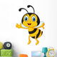 Funny Honey Bee Wall Decal