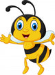 Funny Honey Bee Wall Decal
