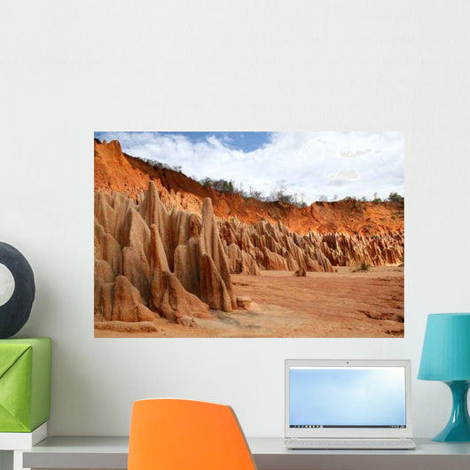 Red Tsingy Madagascar 07 Wall Decal