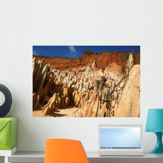 Red Tsingy Madagaskar 07 Wall Decal