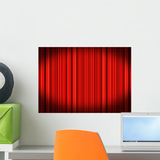 Theatre Curtains Wall Decal