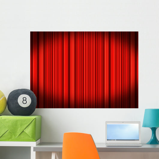 Theatre Curtains Wall Decal