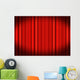 Theatre Curtains Wall Decal