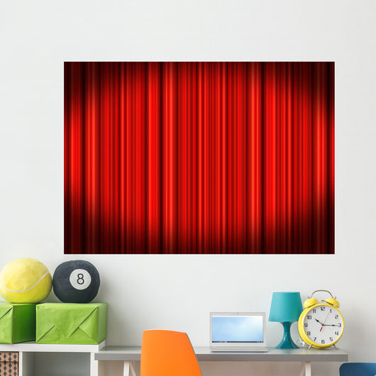 Theatre Curtains Wall Decal