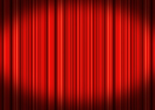 Theatre Curtains Wall Decal