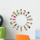 Melting Pot Worlds Children Wall Decal