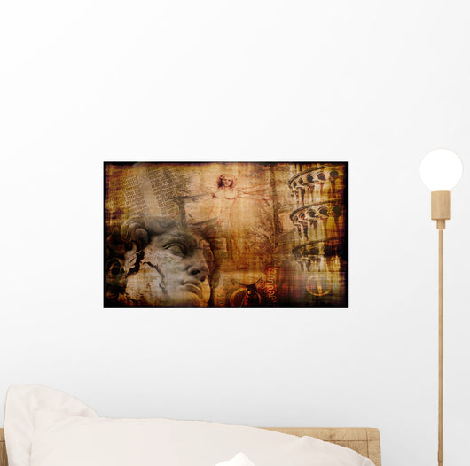 Grunge with Atmosphere Italian Wall Decal