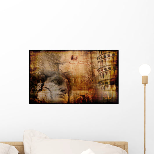 Grunge with Atmosphere Italian Wall Decal