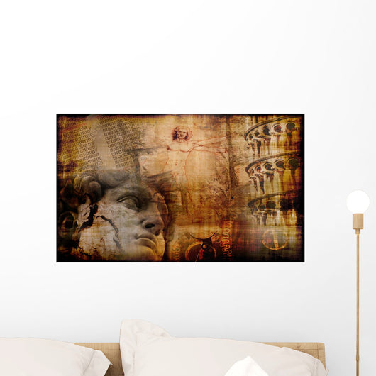 Grunge with Atmosphere Italian Wall Decal