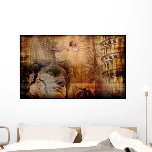 Grunge with Atmosphere Italian Wall Decal