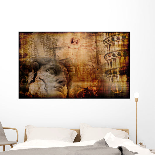 Grunge with Atmosphere Italian Wall Decal