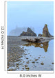Foggy Morning Ruby Beach Wall Decal Design 1