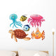 Various Kind Sea Animals Wall Decal Sticker Set