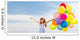 Happy Girl with Colorful Wall Decal