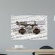 Antique Opera Glasses Music Wall Decal