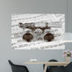 Antique Opera Glasses Music Wall Decal