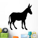 Silhouette Donkey Wall Decal