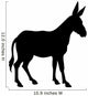 Silhouette Donkey Wall Decal