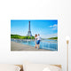 Young Romantic Couple Having Wall Decal