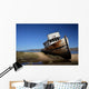 Abandoned Beached Shipwreck Wall Decal
