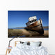 Abandoned Beached Shipwreck Wall Decal