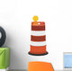 Road Barrier Wall Decal