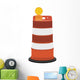 Road Barrier Wall Decal