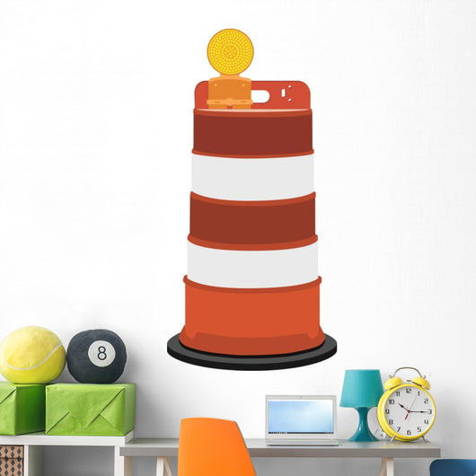 Road Barrier Wall Decal