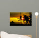 Palm Tree Sandy Beach Wall Decal Design 2
