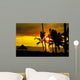 Palm Tree Sandy Beach Wall Decal Design 2