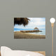 Palm Tree Sandy Beach Wall Decal Design 1