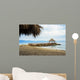 Palm Tree Sandy Beach Wall Decal Design 1