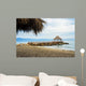 Palm Tree Sandy Beach Wall Decal Design 1