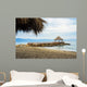 Palm Tree Sandy Beach Wall Decal Design 1