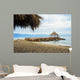Palm Tree Sandy Beach Wall Decal Design 1
