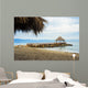 Palm Tree Sandy Beach Wall Decal Design 1