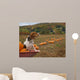 Beagle Pumpkin Fiel Wall Decal