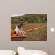 Beagle Pumpkin Fiel Wall Decal