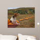 Beagle Pumpkin Fiel Wall Decal